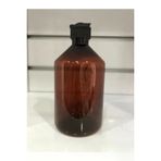 Plastik 500 Cc Boş Şişe Amber Renk 5 Adet