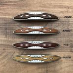 Plastik Ahşap Desenli Kulp Ber 96mm ( 2 Adet)
