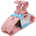 Plastik Askılar Kullanışlı Tasarım İdeal Askılar Modern Stil Takım Elbise Düzenlemek için Kaymaz Askılar Mont Gömlek Ceketler, Pembe