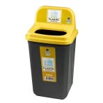 Plastik Atık Geri Dönüşüm Çöp Kovası, 50 L, 39X31.5x95 Cm