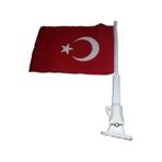 Plastik Bayrak Direği Bayrak Dahil 40cm