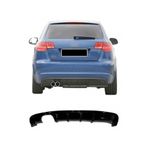 plastik body kit Audi A3 8p (2008-2010) Uyumlu Arka Tampon - Difüzör (Plastik)