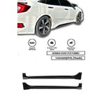 plastik body kit Honda Civic Serisi Fc5 Sedan (2015-2020) Turbo Model Yan Marşpiyel Seti (plastik)
