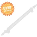 Plastik Boru Beyaz 128 mm Kulp Lüks Country Mutfak Mobilya Dolap Çekmece Kulpu