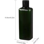 Plastik Boş Şişe, 2 Adet 200Ml Sıkmalı Şişe, Kapaklı Boş Şampuan Şişesi, Yeniden Doldurulabilir El Dezenfektanı Şişesi, Şampuan, Losyo