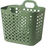 Plastik Çamaşır Sepeti Yeşil 24 L Yeşil 35 x 26 - Acorn