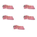 Plastik Çatal Pembe Renkli Lüx Parti Piknik Davet Doğum Günü Çatalı - 18 Cm. - 25 Adetlik 5 Paket