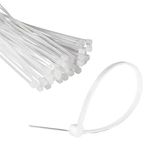 Plastik Cırt Kelepçe, 4.8x350 mm, Kablo Bağlama Aparatı, Beyaz