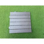Plastik Deck – Ahşap Görünümlü Zemin Kaplama Karosu (50X50 Cm) (4ADET) - 50 x 50 cm - Kahverengi