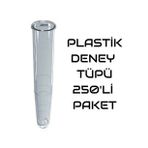 PLASTİK DENEY TÜPÜ 250Lİ PAKET