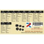 Plastik Dolap Altı Takoz Rafsteel RS869391PT224 / 50 Adet - Q18*5*8 küçük pul