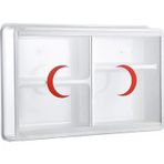 PLASTİK ECZA DOLABI 35x50x10cm (5250)