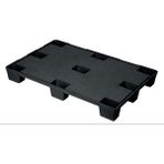 Plastik Euro Palet 80X120 cm 2 Ton Taşıma Kapasitesi(Statik) Euro Palet (Istiflenebilir Palet) - Siyah