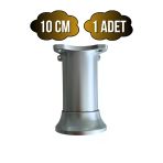 Plastik Gri Ayarlanabilir Ayak Masa Dolap Ve Mobilya Ayağı(Gri)(8Cm - 10Cm) Gri 10Cm 10Cm - 1 Adet