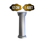 Plastik Gümüş Ayarlı Ayak Mobilya Masa Ve Dolap Ayağı(12Cm - 15Cm)(Gümüş - Gri) Gümüş 12Cm 12Cm - 1 Adet