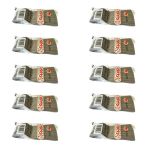 Plastik Gümüş Gri Renk Kaşık - Parti Davet Piknik Çorba Yemek Kaşığı - 18 Cm. - 25 Adetlik 10 Paket