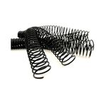 Plastik Helezon Spiral 10mm. 4:1 Siyah 100 Ad.. 48 Lop Poşetli