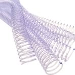Plastik Helezon Spiral 18Mm. 4:1 Şeffaf 100 Ad. 48 Lop Poşetli