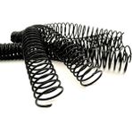 Plastik Helezon Spiral 18MM. 4:1 Siyah 100 Ad. 48 Lop Poşetli