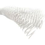 Plastik Helezon Spiral 25MM. 4:1 Beyaz 50 Ad. 48 Lop Poşetli