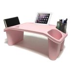Plastik Hobi Masası Laptop Sehpası Pembe