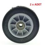 Plastik Jantlı Rulmanlı Dolma Tekerlek 150X35x15 Mm-2 Adet