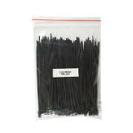 Plastik Kablo Bağı Siyah 2,5 x 100 mm Cırt Kelepçe 100 Adet