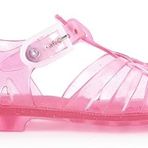 Plastik kadın sandaleti, Ado, pembe parıltılı, Pembe, 38 EU