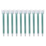 Plastik Karıştırma Ucu 10pcs Karıştırma Nozul Ucu, hızlı Ekstrüzyon, Düzgün Karıştırma Karıştırma Yapışkan Aplikatör Nozul, Mikser Plastik Reçine Karıştırma Ucu Inek Toynak Kesme