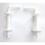 PLASTİK KLOZET KAPAK MONTAJ VİDASI SETİ