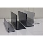 Plastik Köşebent L Profil | Pakette 4 Adet | 60 x 90 mm | Çift Cidar- Yüksek Dayanım - Siyah - 2 metre