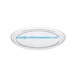 Plastik Kristal Fanus Tepsisi - 25 Cm Bo327