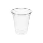 Plastik Milkshake Bardağı 50'li Şeffaf Meşrubat Bardağı Limonata Cup Kapaklı Içecek 300 Cc(Ml)