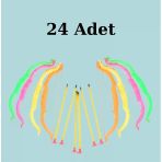 Plastik Ok Yay Seti (24 Adet)