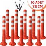 Plastik Otopark Trafik Yol Delinatörü 75 cm