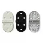Plastik Oval Menteşe 7Cm - 2 Adet