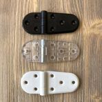 Plastik Oval Menteşe 9cm (2 Adet)