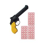 Plastik Pat Pat Mantar Tabancası 3 Paket Kapsül Set Sarı