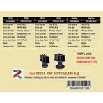 Plastik Rotil Rafsteel RS869391RT105 /12 Adet - 40*40*M10