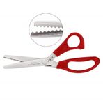 Plastik Saplı Sürfile (Zik Zak) Makası 9-1/4 İnç 23.3cm / A-85