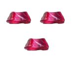 Plastik Şeffaf Pembe Sup Kaşık - Tatlı Dondurma Kaşığı - 12.5 Cm. - 50 Adetlik 3 Paket