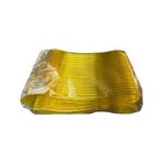 Plastik Şeffaf Sarı Sup Kaşık - Tatlı Dondurma Kaşığı - 12.5 Cm. - 50 Adetlik Paket