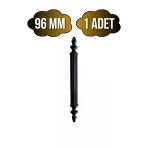 Plastik Siyah Kulp Mobilya Ve Dolap Kulpu(Siyah)(96Mm - 128Mm - 160Mm) Siyah 96Mm 96Mm - 1 Adet