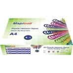 Plastik Spiral 16 mm 100'LÜ Paket, Çok Amaçlı Helezon, Dayanıklı ve Esnek Tasarım - Seçenek 1 - Ahşap - Siyah