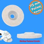Plastik Tabanlı Sert Polisaj Matkap Keçesi Finisaj Parlatma Araba Çizik Giderme Pasta Cila 115 Mm