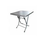 Plastik Tabla Kamp Masası Balkon Masası 60 60cm Gri