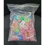 Plastik Taş Set, Kalp, Yunus Balığı, Deniz Yıldızı ve Deniz Kabuğu Figürlü, Karışık Renkli, 210gr, Hobi Malzemesi