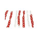 Plastik Trafik Zinciri Kırmızı-beyaz 8mm-25 Metre