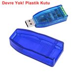 Plastik USB Devre Kutusu RS232 RS485 Shell Voltmetre Ampermetre İsolatör Klemens