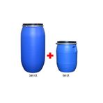 PLASTİK VARİL SETİ - 1 ADET 165 LT. + 1 ADET 50 LT. BİDON